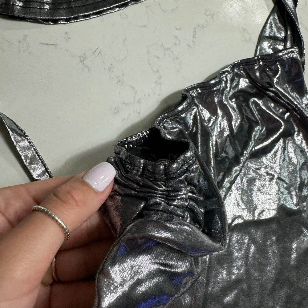 Metallic Skirt Set - Picture 4 of 5